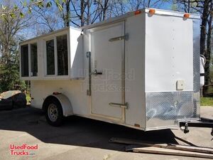 2019 - 7' x 12' Very Clean Mobile Kitchen Food Concession Trailer.