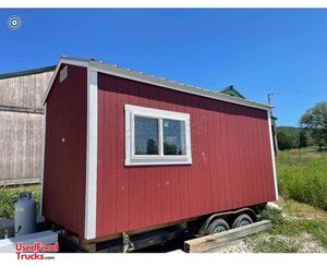Barn Style 2019 - 8' x 16' Food Concession Trailer - Street Food Vending Unit.