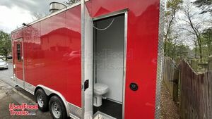 2023 8.5' x 20' Kitchen Food Concession Trailer with Fire Suppression + Bathroom