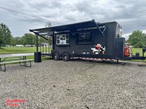 2021 - 18' Kitchen Food Concession Trailer with Fire Suppression + 8' Porch