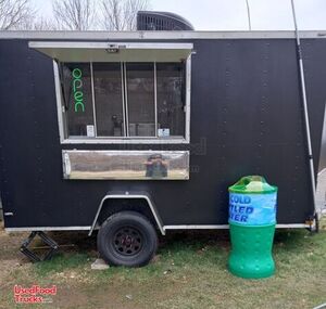 Permitted 2018 Lark 7' x 12' Mobile Food Concession Trailer.