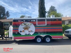 2017 - 16' Commercial Mobile Kitchen / Used Food Concession Trailer.