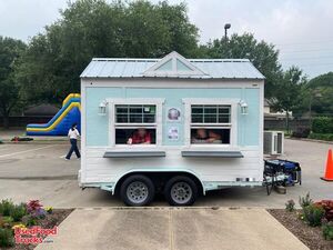 Custom Built - 2021 7' x 12' Shaved Ice Trailer Snowball Concession Unit