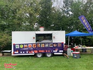 Well Equipped - 8.5' x 16' Kitchen Food Concession Trailer with Fire Suppression