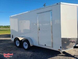 Empty - 2022 7' x 14' V-Nose Cargo Concession Trailer DIY Mobile Unit