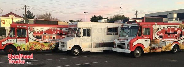 Custom-Built 2019 - 24' Step Van Food Trucks / Customized Mobile Kitchen Units.