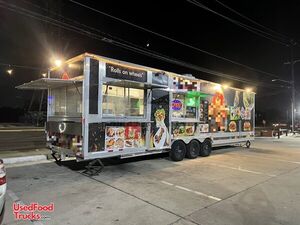 Like-New  - 2020 8' x 34' Kitchen Food Concession Trailer with Pro-Fire Suppression