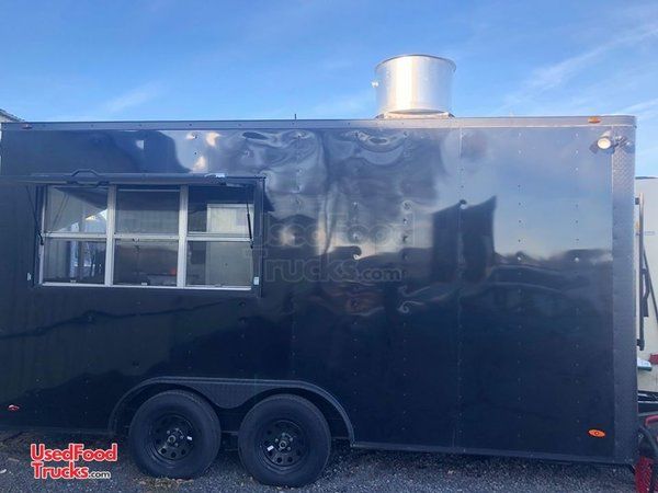 2019 - 8' x 16' Lightly Used Mobile Kitchen / Class 4 Food Concession Trailer