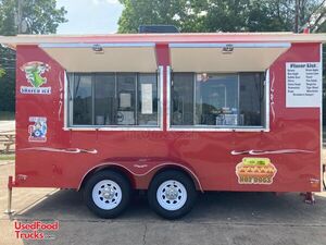 Like-New 2021 Sno Pro 6' x 14' Shaved Ice/Snowball Concession Trailer.