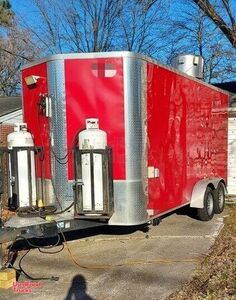 2021 - 6' x 18' Food Concession Trailer | Mobile Food Unit with Pro-Fire System