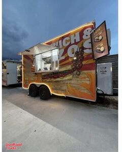 2023 8' x 14' Kitchen Food Concession Trailer with Fire Suppression System