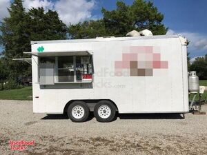 8' x 16' TURNKEY Mobile Kitchen Food Concession Trailer.