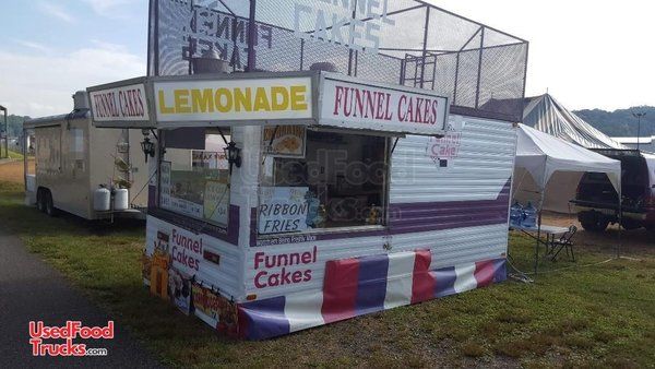 8' x 24' Used Carnival Food Concession Trailer
