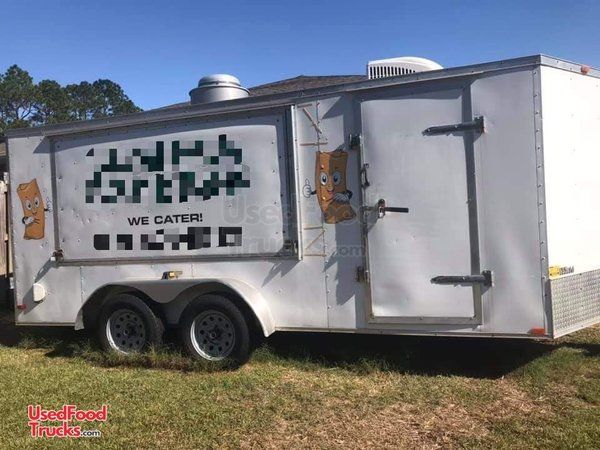 Fully-Loaded & Spotlessly Clean 2011 8' x 16' Hurricane Food Concession Trailer