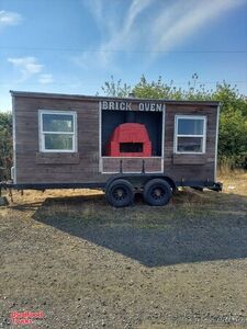 Turn Key Business -  2017 6' x 14' Wood Fired Pizza Trailer and Tailgate Brick Oven