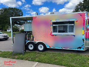 2022 8.5' x 19' Freedom Food Concession Trailer with Porch.