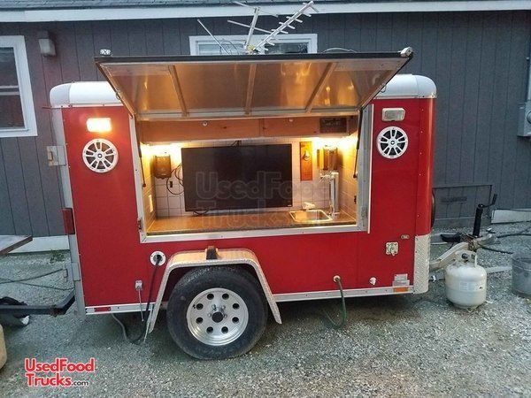 2009 - 5' x 9' Wells Cargo Mobile Pub / Beer Keg Tailgating Concession Trailer.