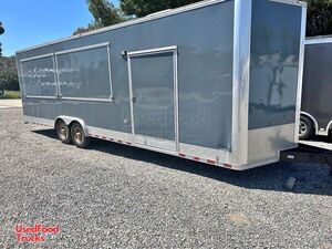 2010 - 30' Mobile Vending Unit - Concession Trailer with Rear Loading Ramp.