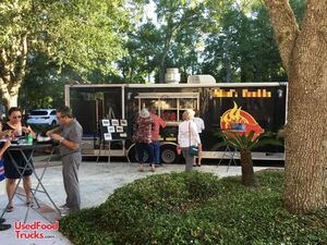 Fully Equipped 2015 - 24' x 8.5' Freedom Mobile BBQ Unit - Barbecue Food Trailer with Porch.