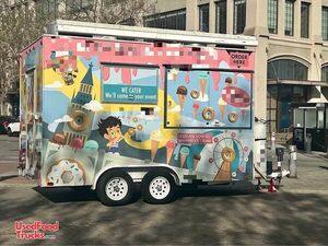 2020 8' x 20' Mini Donut Concession Trailer Mobile Vending Unit w/ HCD Insignia