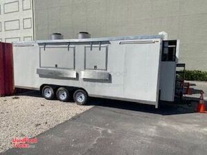 2022 8' x 23' Kitchen Food Concession Trailer with Pro-Fire Suppression