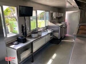 2022 8' x 23' Kitchen Food Concession Trailer with Pro-Fire Suppression