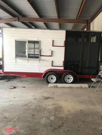 2017 - 8' x 16' Food Concession Trailer with Screened Porch- Works Great
