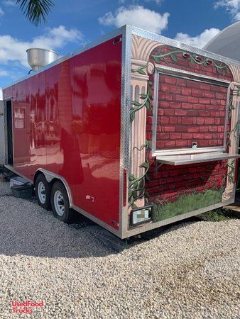 Barely Used Pristine 2017 8.5' x 20' Food Concession Trailer