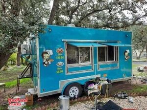 Very Lightly Used 2021 8' x 16' Like-New Street Food Concession Trailer.