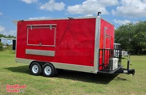 NEW - 2026 8' x 16' Kitchen Food Trailer with Fire Suppression w/ HCD Insignia