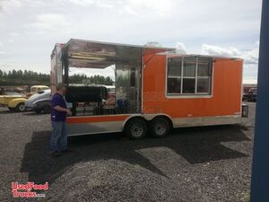 2015 - 8.5' x 22' Food Concession Trailer with Porch.