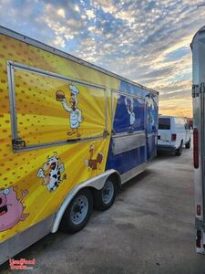 2014 - 8.5' x 20' Freedom Food Concession Trailer with Ford 2500 Van.