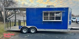 BRAND NEW 2023 - 8.5' x 22' Street Vending Food Concession Trailer with 8' Open Porch