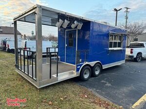 BRAND NEW 2023 - 8.5' x 22' Street Vending Food Concession Trailer with 8' Open Porch