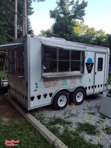 Ready to Work Used 2002 Custom Made 20' Food Concession Trailer.