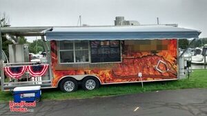 2015 - 8' x 24' BBQ Concession Trailer with Porch.