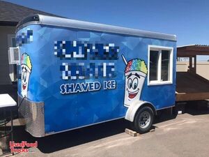 Turnkey 2017 6' x 12' Shaved Ice Concession Trailer / Mobile Snowball Business.