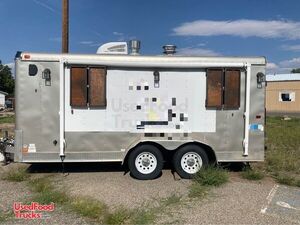 2007 Interstate 8' x 16' Mobile Kitchen Food and Coffee Concession Trailer.