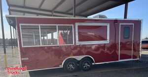 2022 Continental Cargo 8.5' x 22' Barbecue Kitchen Concession Trailer with Porch.