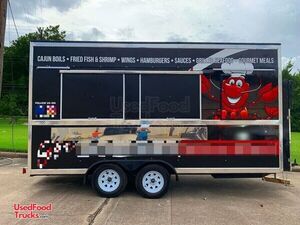 Like New 2020 - 8' x 16' Mobile Kitchen Street Food Concession Trailer.