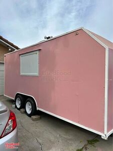 Ready-to-Complete 8' x 18' Mobile Coffee and Espresso Concession Trailer.