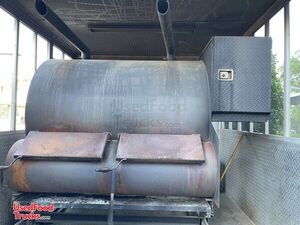 Barbecue Kitchen Food Concession Trailer with Pro-Fire Suppression