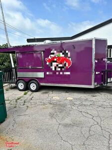 Turnkey - 2023 8' x 16' Kitchen Food Concession Trailer with 6' Porch