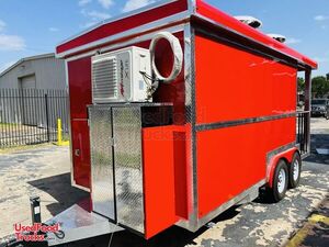 New - 2022 8' x 16'  Kitchen Food Trailer with Porch | Concession Food Trailer