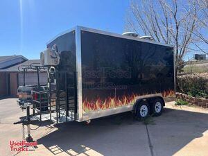 2021 - 8' x 16' Food Concession Trailer | Mobile Kitchen Unit with Pro-Fire