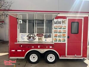 LIKE NEW -  8.5' x 14' Kitchen Food Concession Trailer with Pro-Fire System