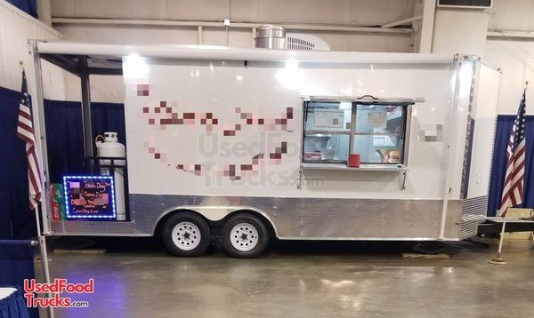 2017-8' x 20' Turnkey Food Concession Trailer with Porch
