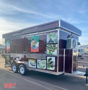 2021 Lightly Used Commercial Mobile Kitchen Unit / 8' x 16' Food Vending Trailer.