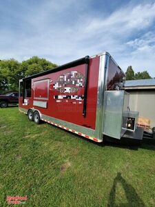 2018 8.5' x 24' Barbecue Food Trailer | Food Concession Trailer.