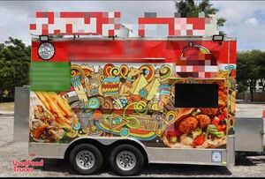 Turnkey - 2022 14' Kitchen Food Concession Trailer with Fire Suppression System